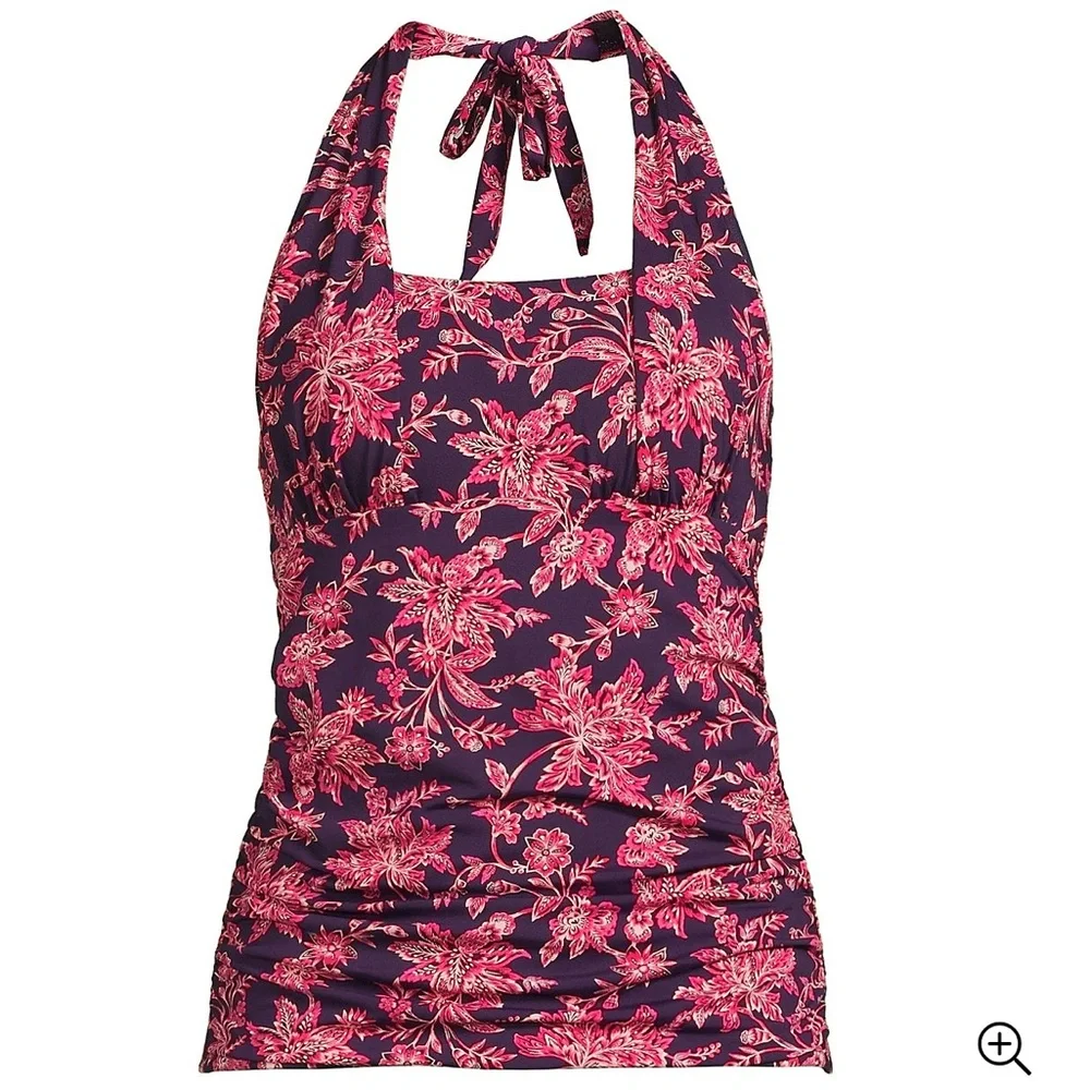 Lands end neck halter tankini - Picture 3 of 9